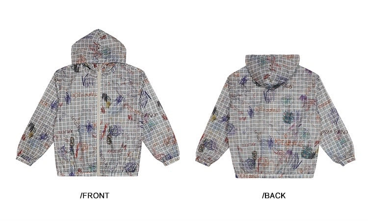 EZEK&STUDIO American plaid sunscreen clothes