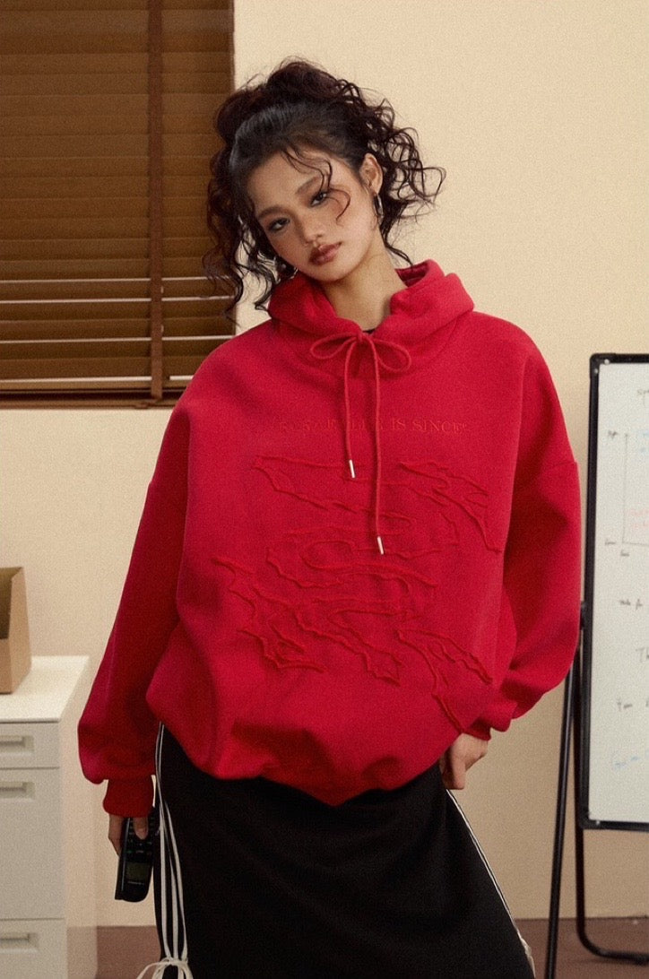 EZEK&STUDIO Dragon Oversize Sweetshirt