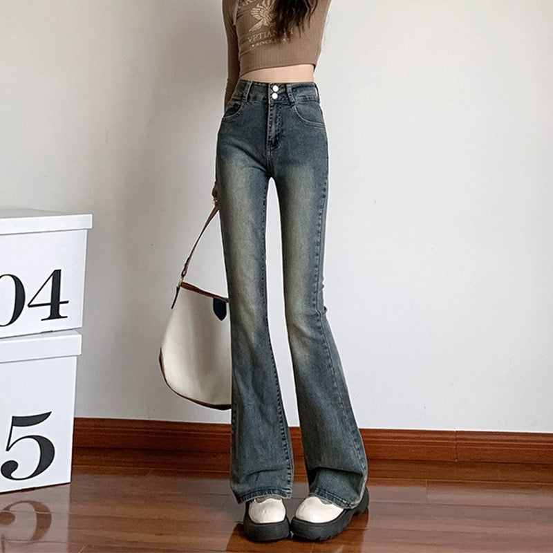 Konggeins American Autumn high street jeans