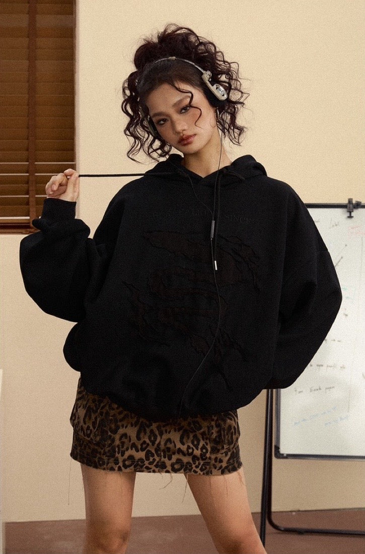 EZEK&STUDIO Dragon Oversize Sweetshirt