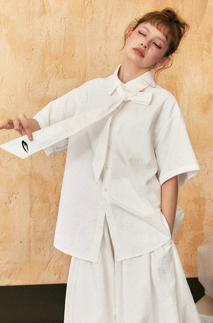 EZEK&STUDIO Plain casual short sleeve shorts