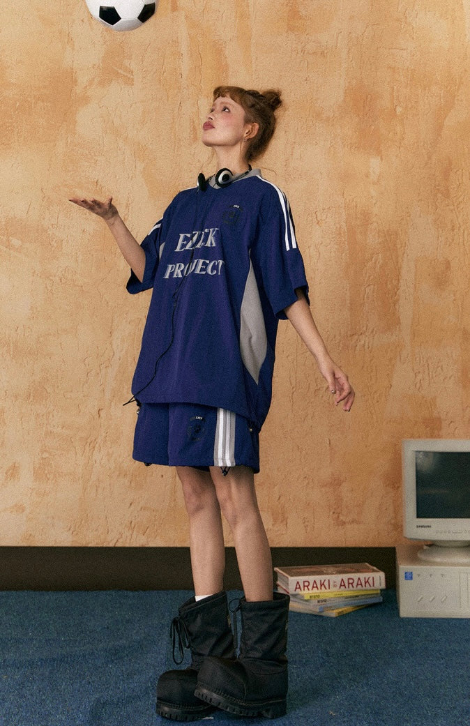 EZEK&STUDIO 2024新作モデル カジュアルスポーツスタイル半袖Tシャツ パンツ