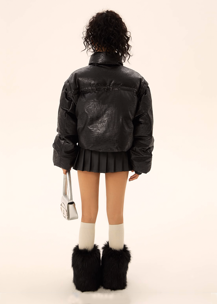 EZEK&STUDIO Removable Loose Down Jacket