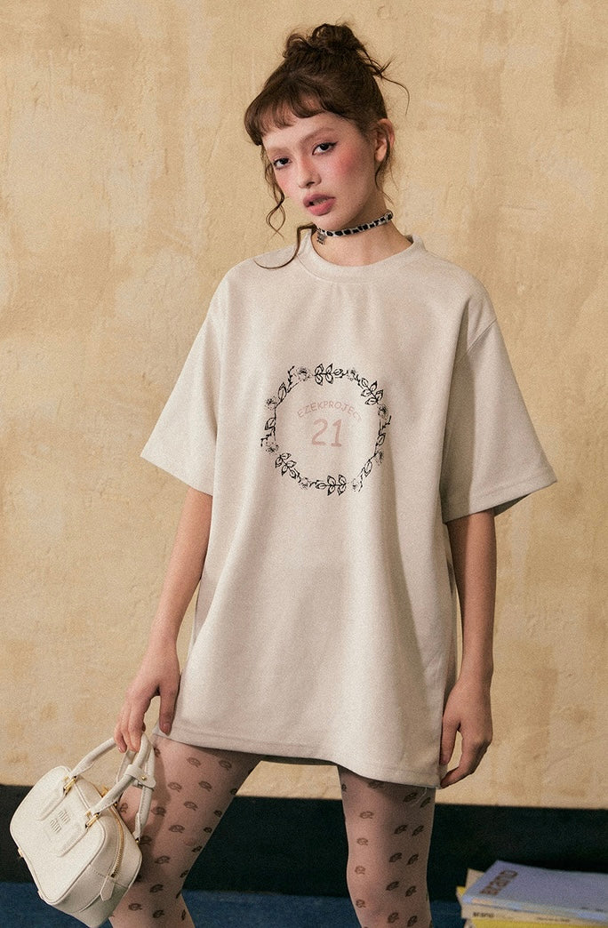 EZEK&STUDIO American Retro short sleeve casual T-shirt