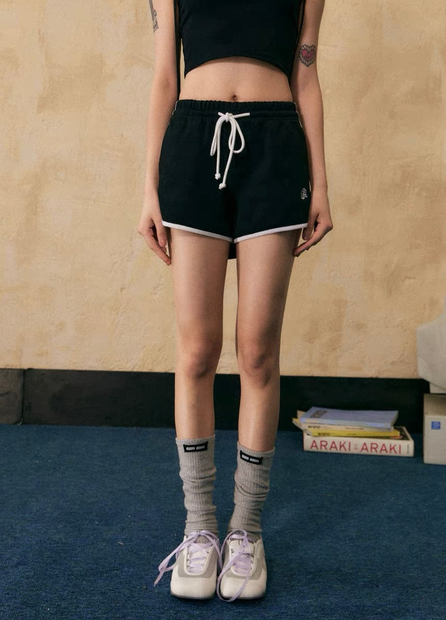 EZEK&STUDIO American retro drawstring sports shorts