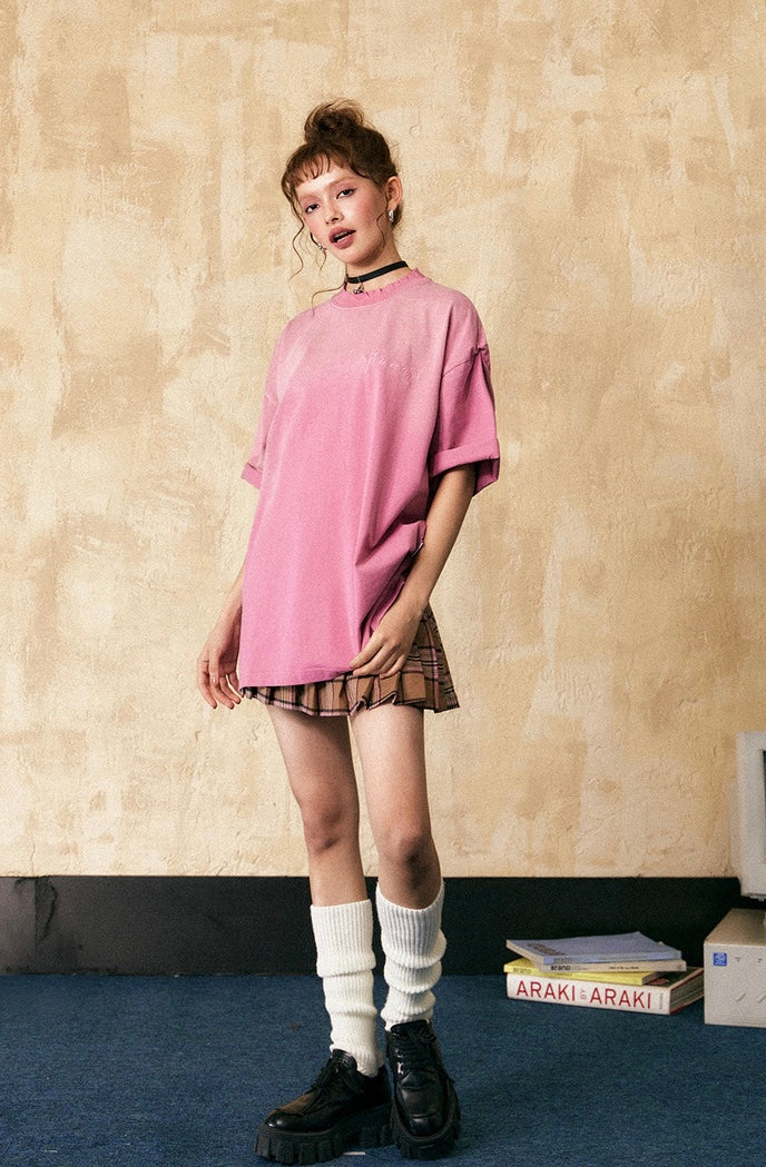 EZEK&STUDIO American Retro gradation T-shirt