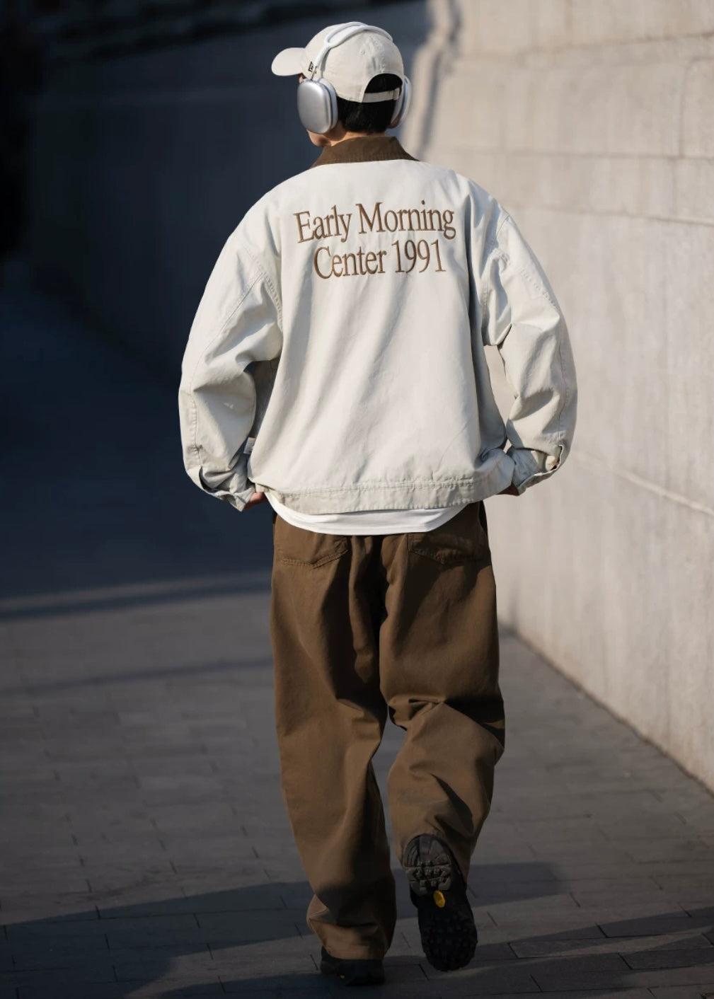 BELLKENIDE Cargo Monogram Embroidery Simple Wash Jacket