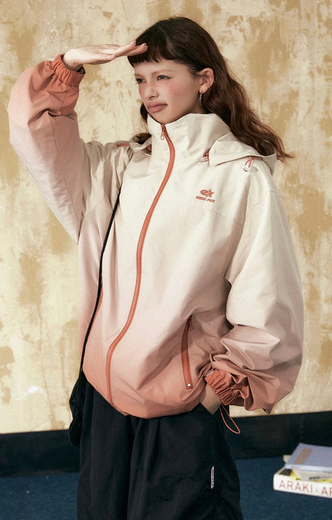 EZEK&STUDIO Gradient Casual loose jacket