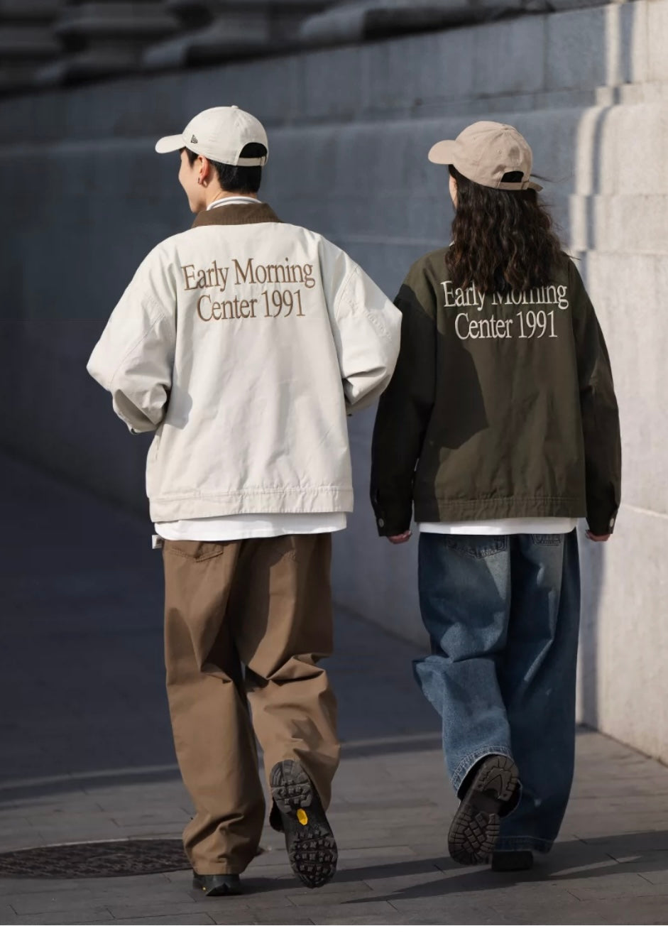 BELLKENIDE Cargo Monogram Embroidery Simple Wash Jacket