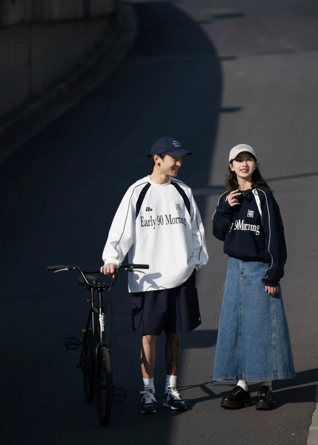 BELLKENIDE Heavy Cotton Retro Jersey Long Sleeve T-Shirt
