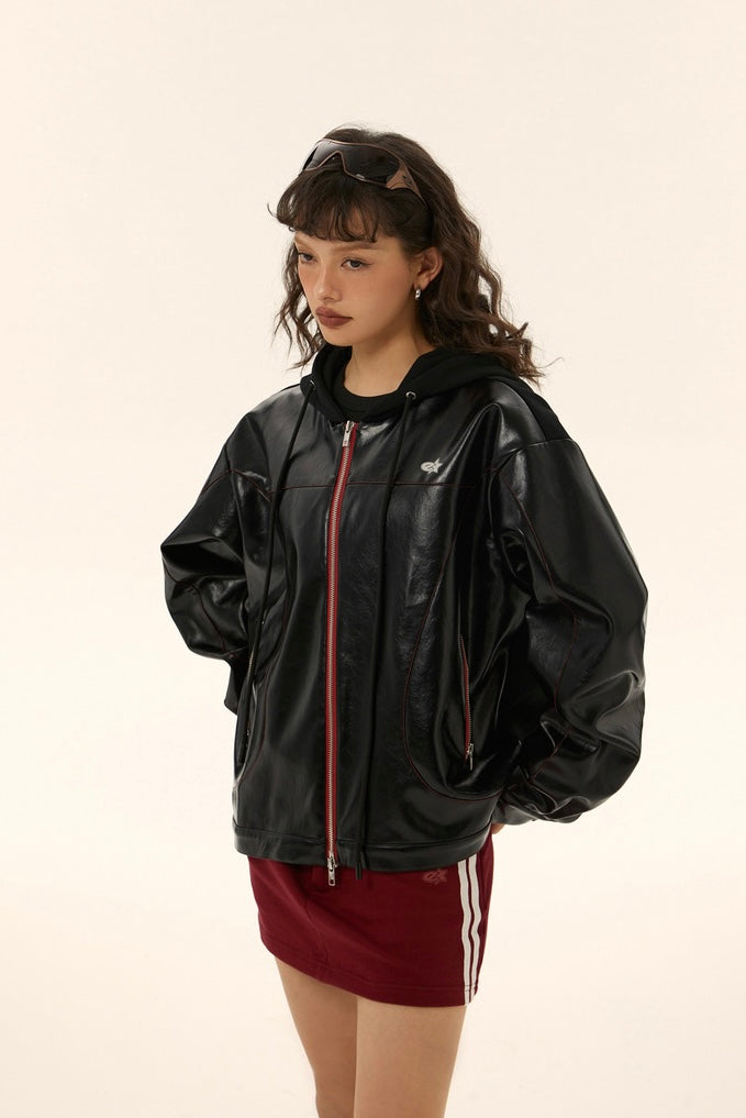 EZEK&STUDIO American Retro leather jacket