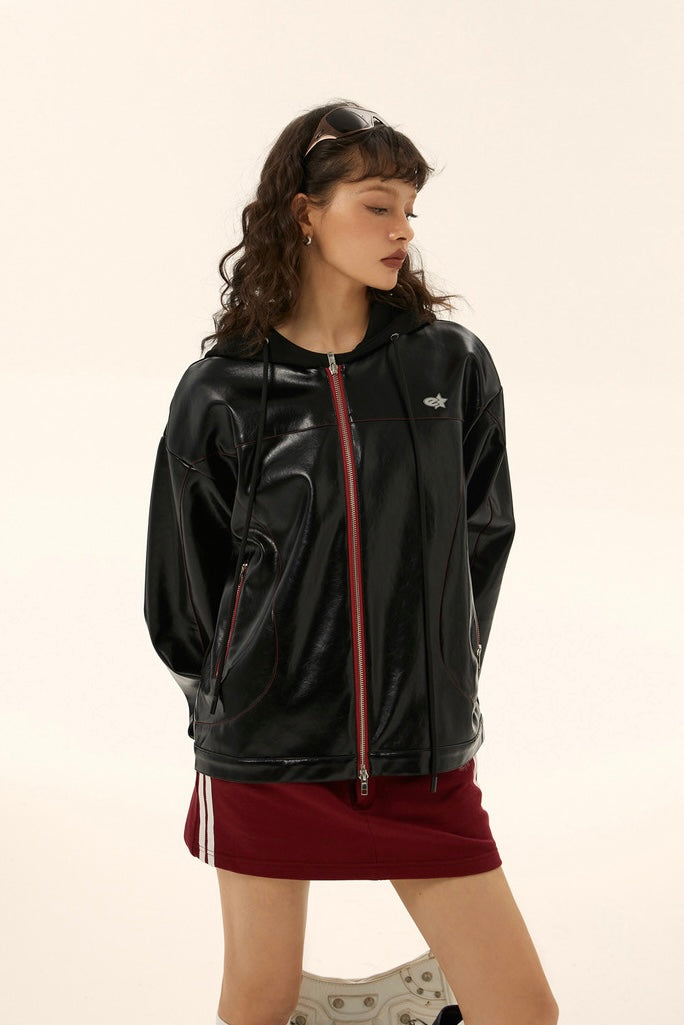 EZEK&STUDIO American Retro leather jacket