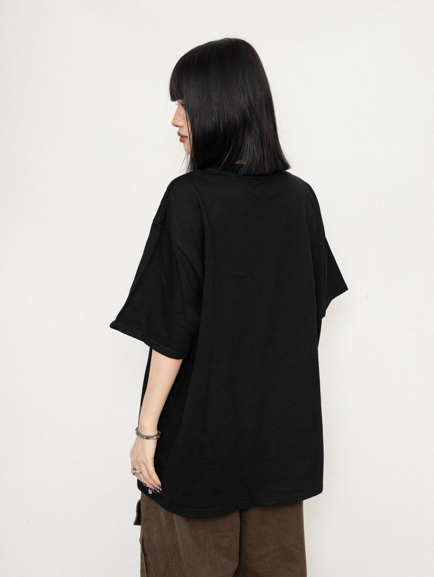 ZEROSTORE American retro neutral cool style casual T-shirt