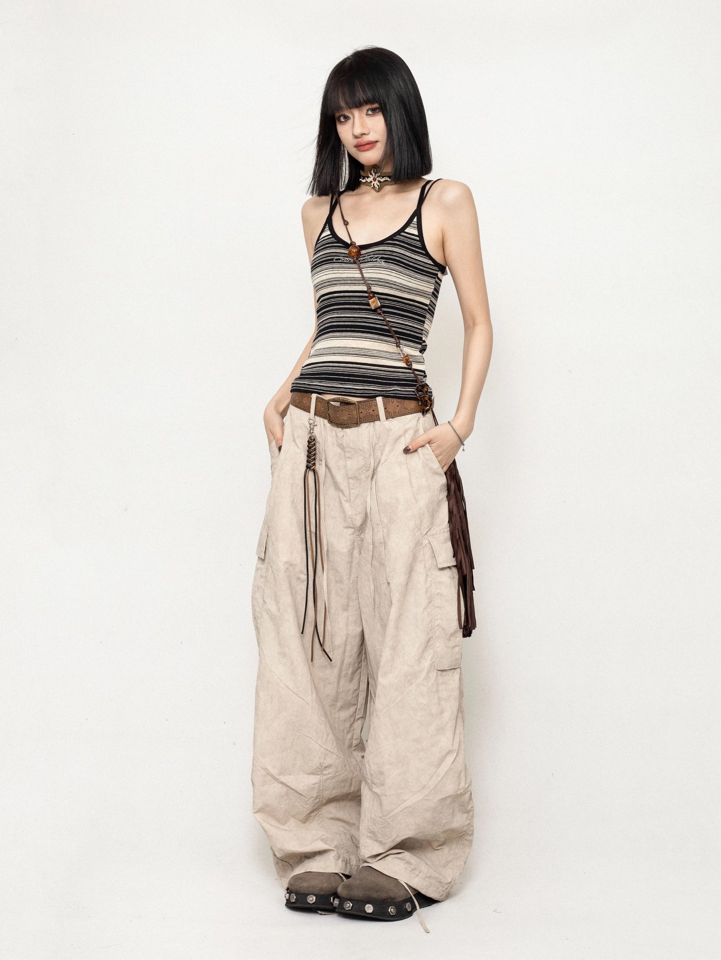 ZEROSTORE American Ladies Inner Sleeveless Top Hong Kong Style Vest