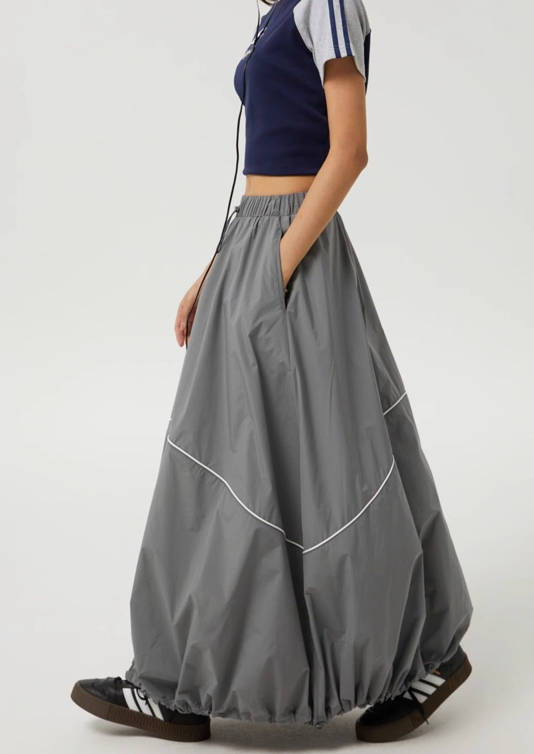 EZEK&STUDIO American Retro Long Dress