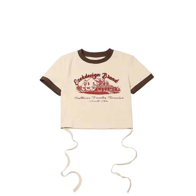 EZEK&STUDIO Paragraph Ringer T-shirt