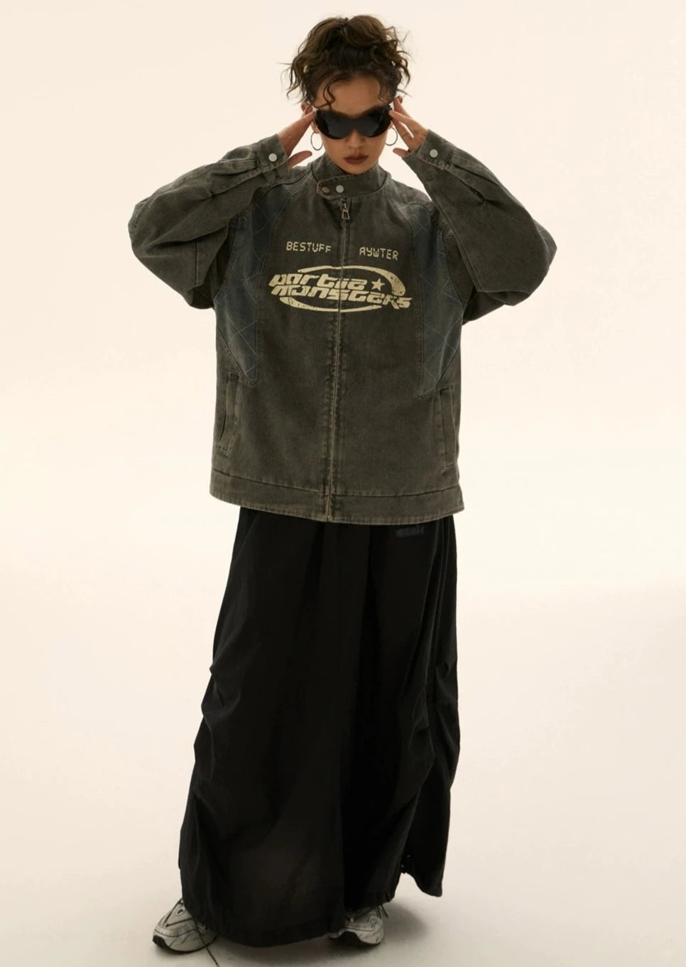 EZEK&STUDIO Vintage Color Zip Jacket