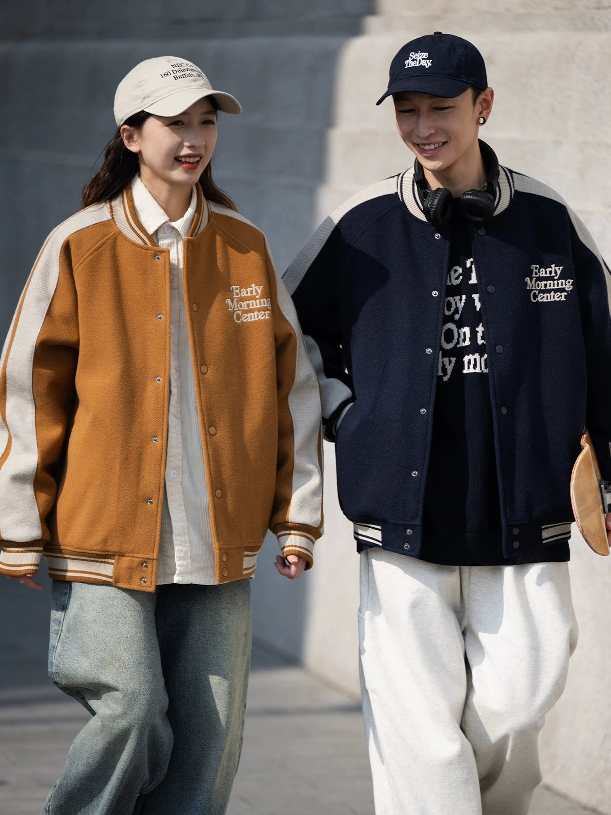 BELLKENIDE Winter Warm American Retro Baseball Jacket