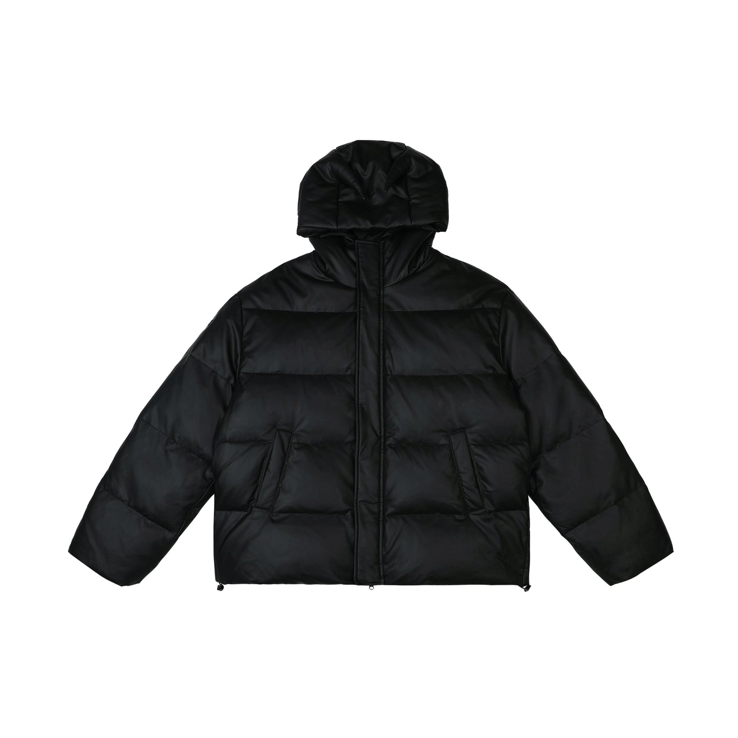 EZEK&STUDIO Retro Black Down Jacket