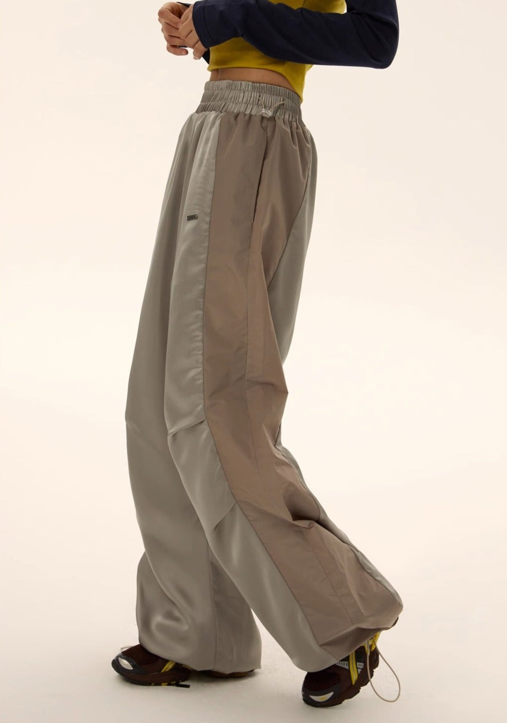 EZEK&STUDIO Drape Loose Straight Pants
