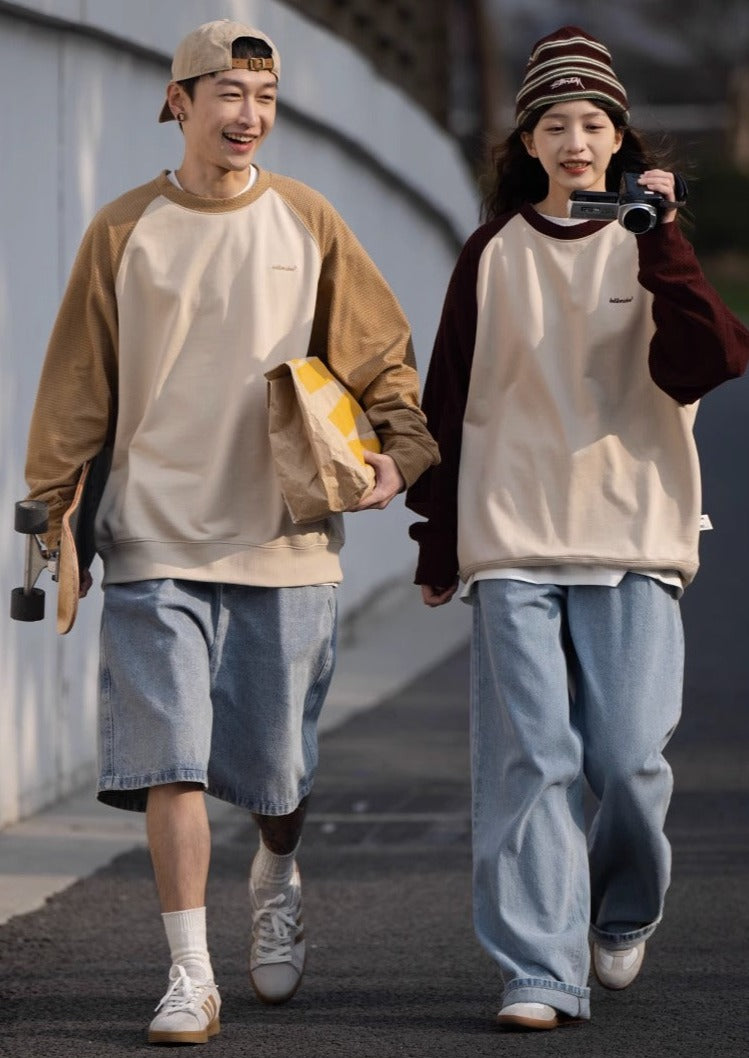 BELLKENIDE Collision Color Retro Long Sleeve