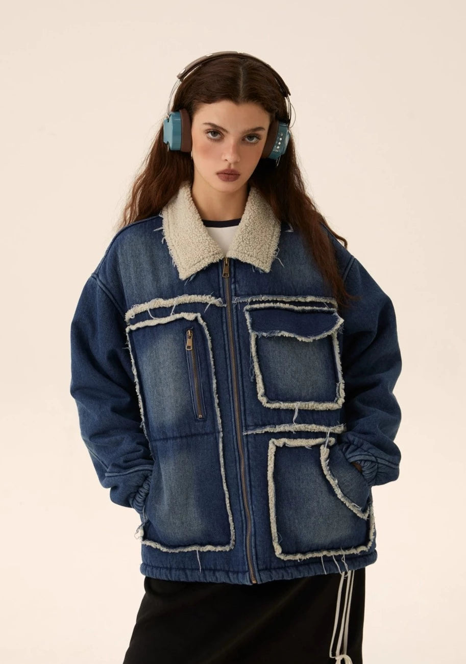 EZEK&STUDIO Pocket cotton jacket