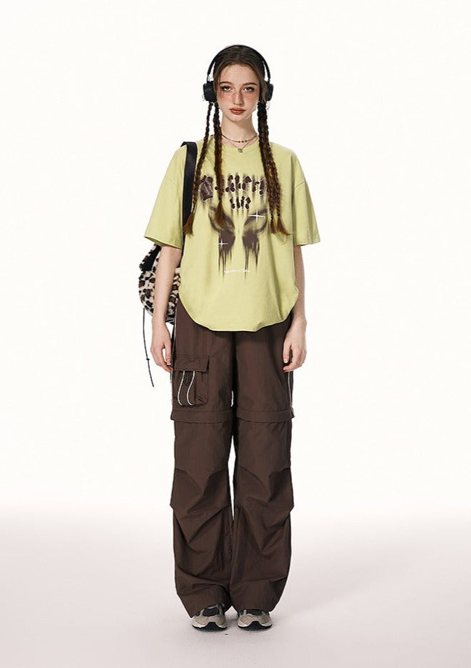 I'M ONE Vintage Butterfly Print T-shirt