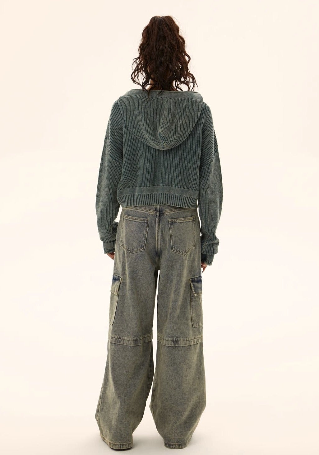 EZEK&STUDIO Vintage Washed Work Denim Pants