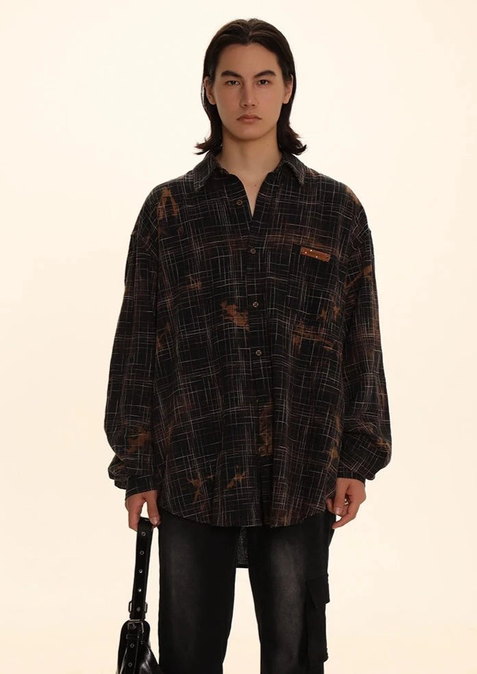 DONOTTAG American retro long-sleeved shirt