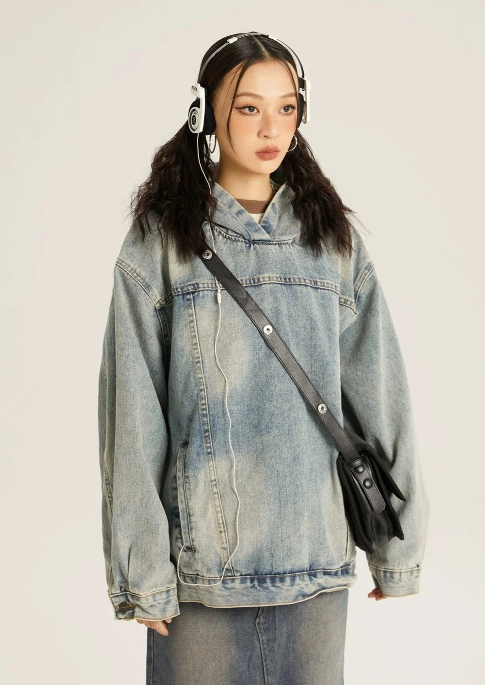 EZEK&STUDIO Denim Worker Hoodie