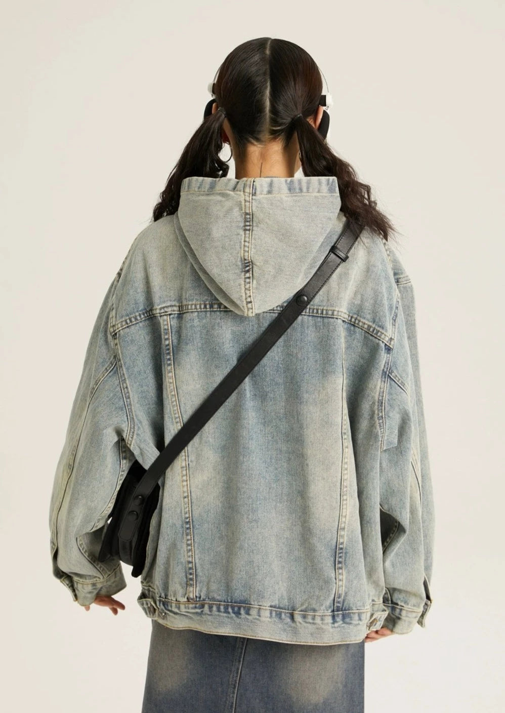 EZEK&STUDIO Denim Worker Hoodie