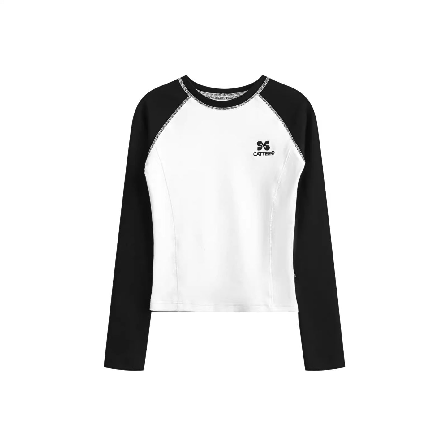 EZEK&STUDIO Splicing Long-Sleeved T-shirt