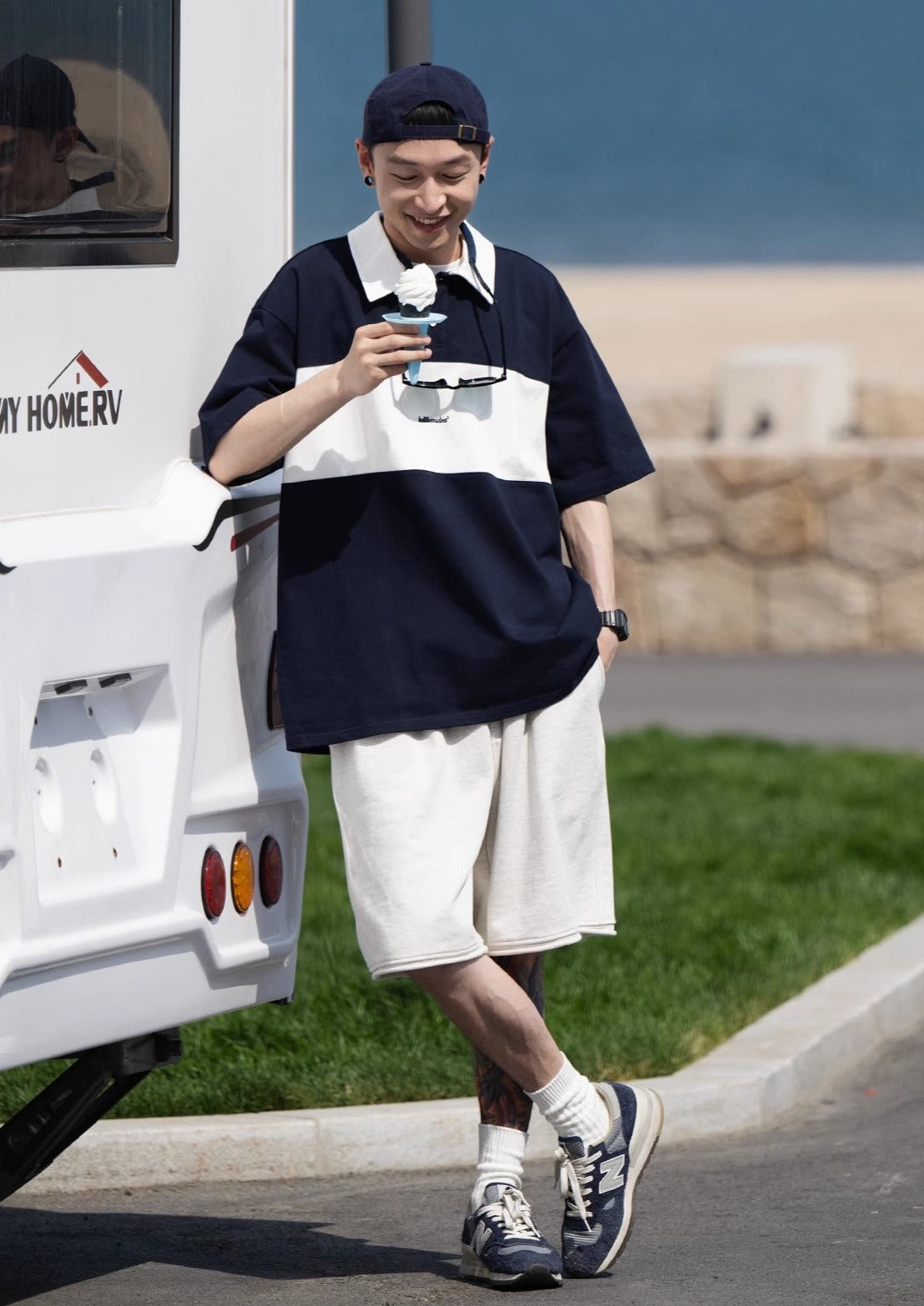 BELLKENIDE Block Colour Polo Shirt