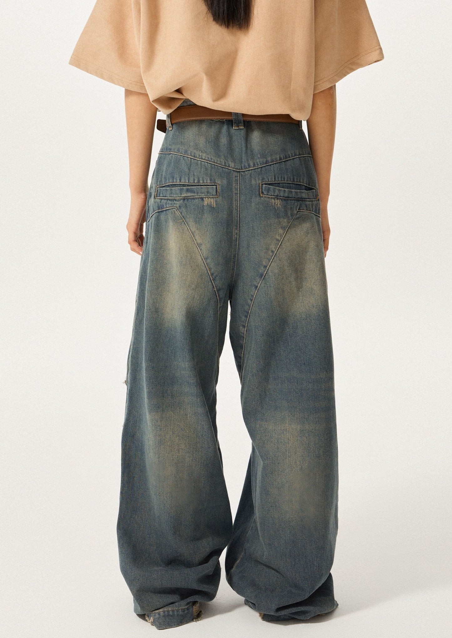 EZEK&STUDIO Retro High waist jeans