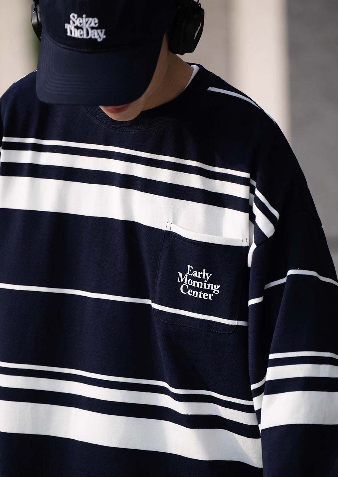 BELLKENIDE Classic Retro Striped Long Sleeve Shirt T-Shirt