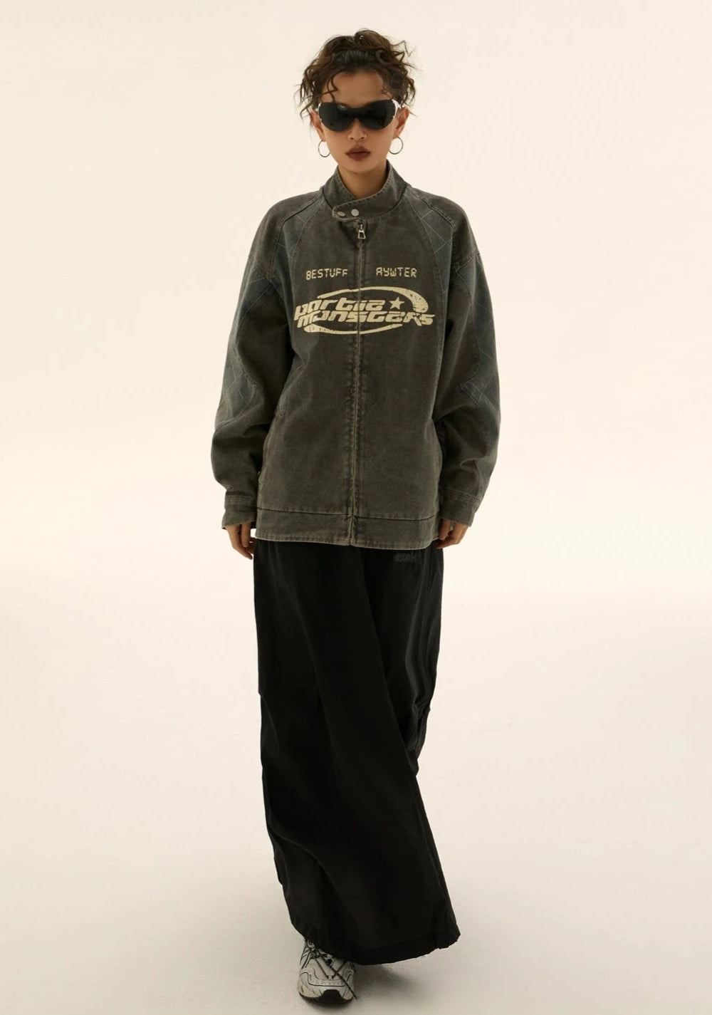 EZEK&STUDIO Vintage Color Zip Jacket