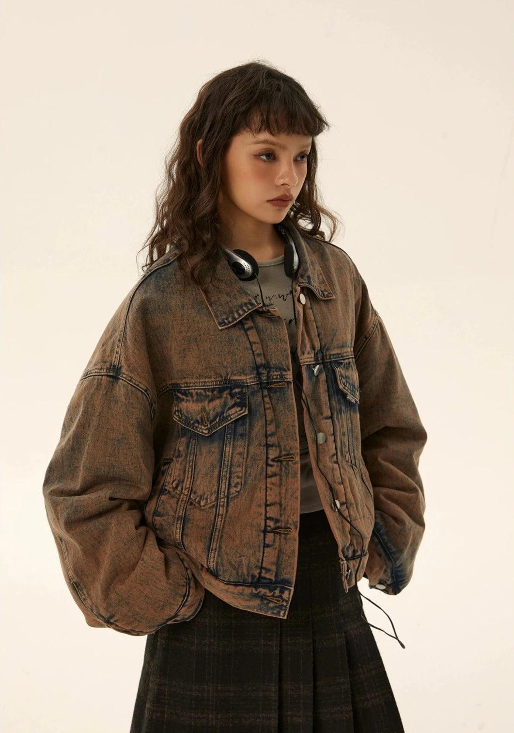 EZEK&STUDIO Sand Denim Jacket