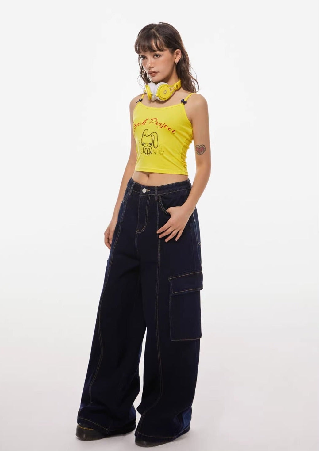EZEK&STUDIO High-waisted Work Casual Jeans