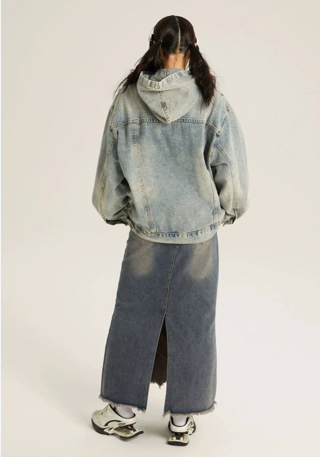 EZEK&STUDIO Denim Worker Hoodie