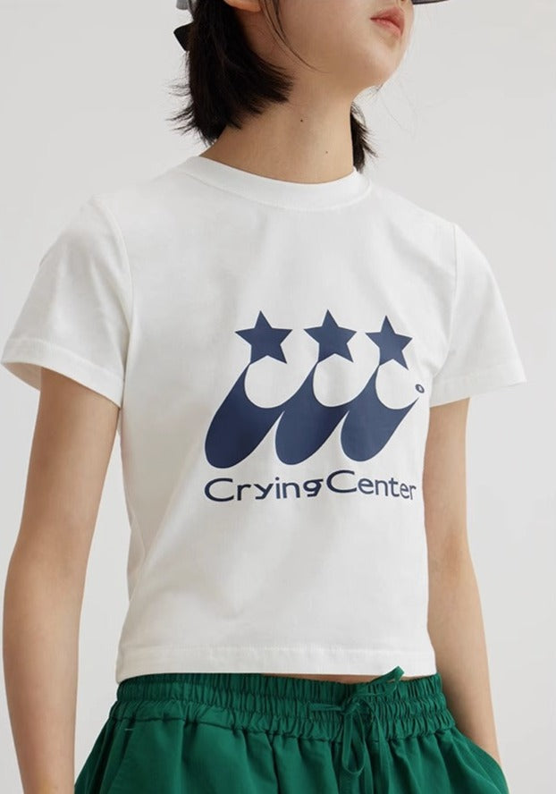 CRYING CENTER Star T-shirt