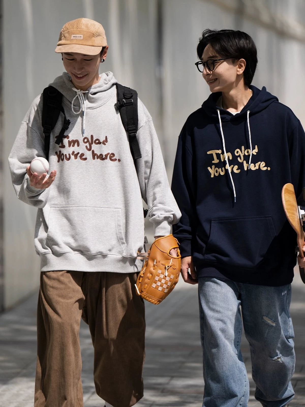 BELLKENIDE Retro Letter Pullover Hoodie