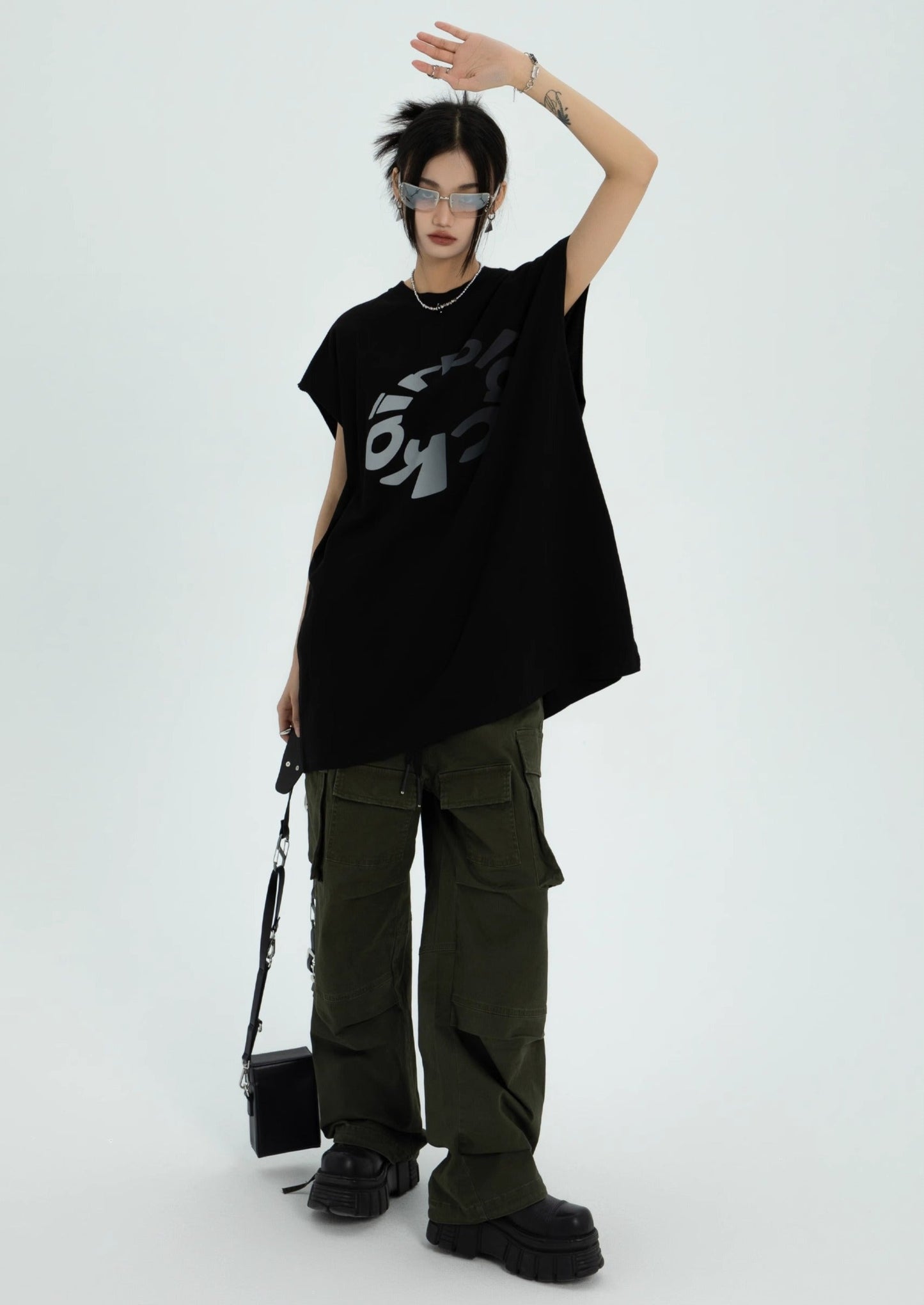 EZEK&STUDIO Original Design Shoulder Tops