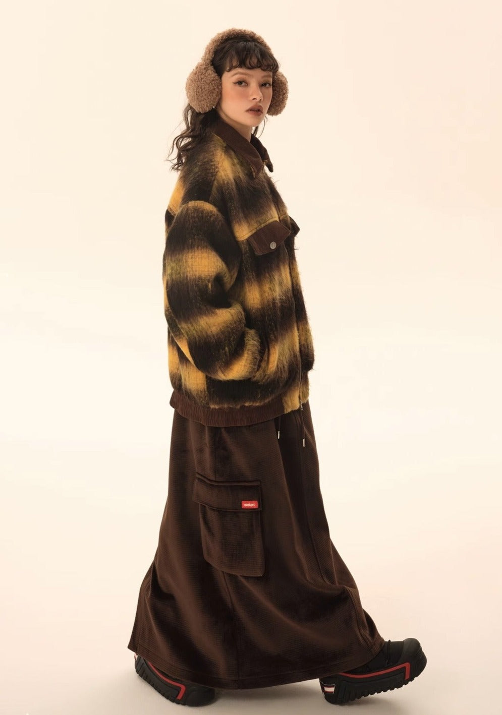 EZEK&STUDIO Vintage Fall Loose Jacket