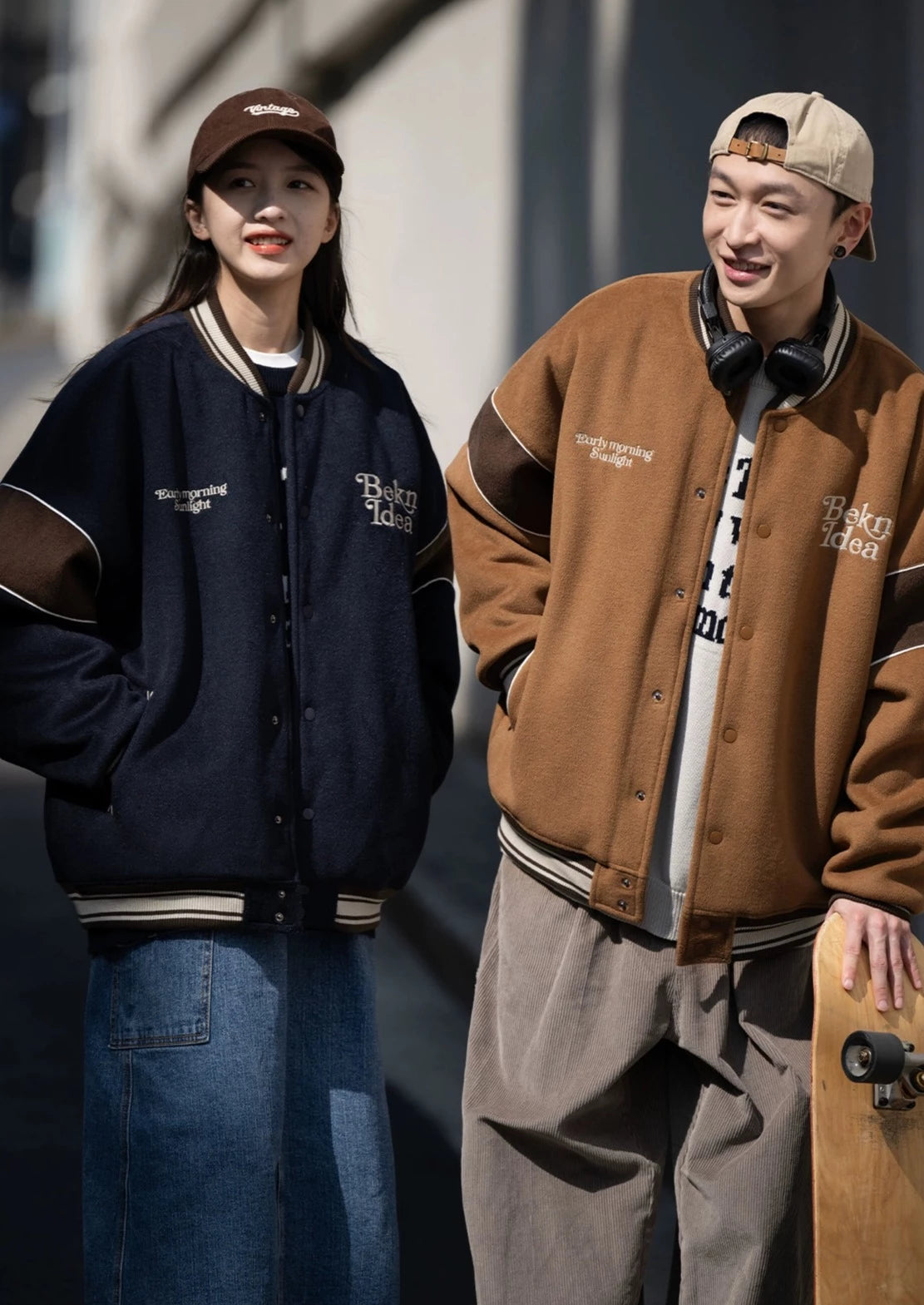 BELLKENIDE Warm Tweed Cotton Jacket