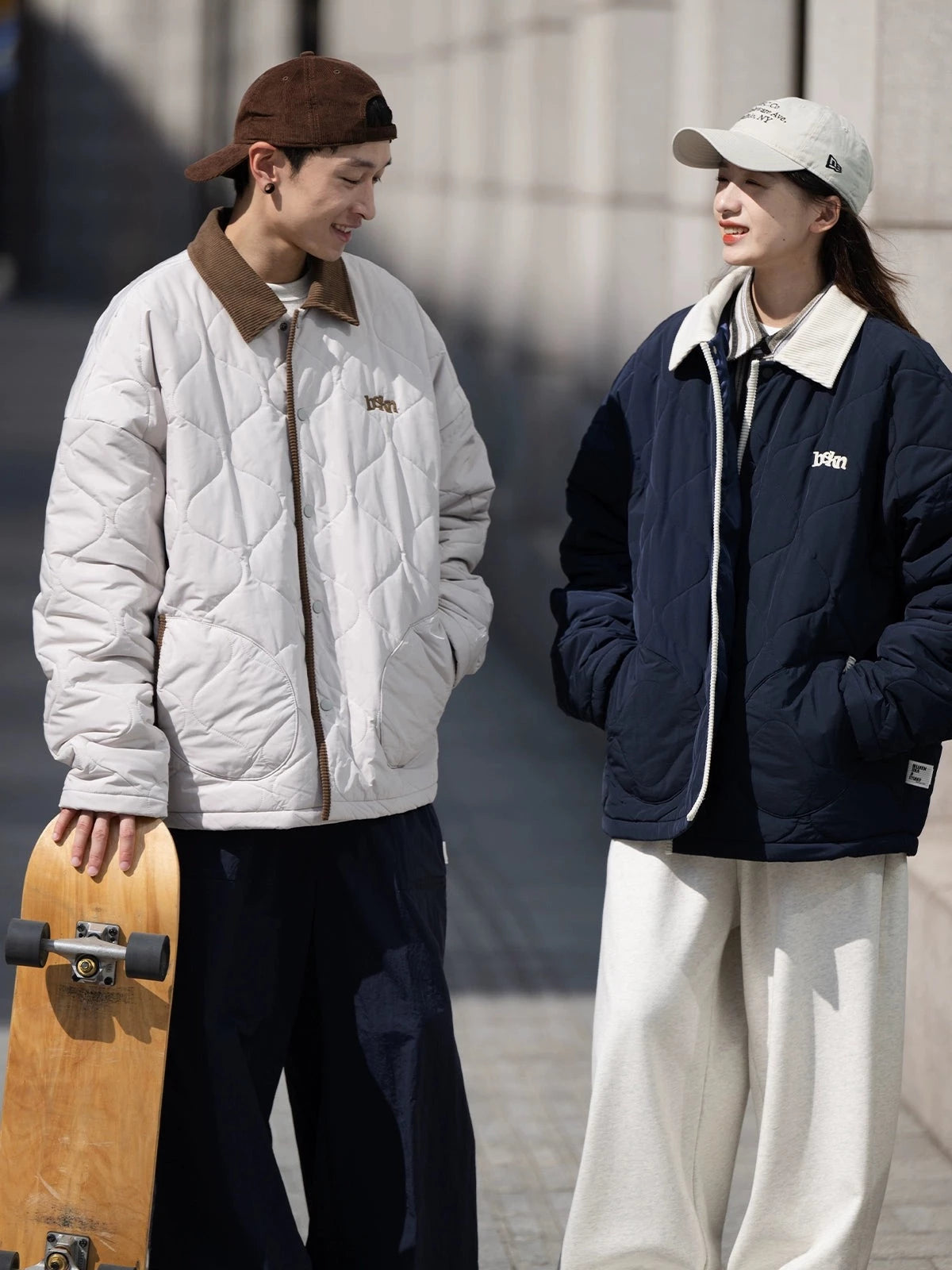 BELLKENIDE Corduroy Square Cotton Jacket