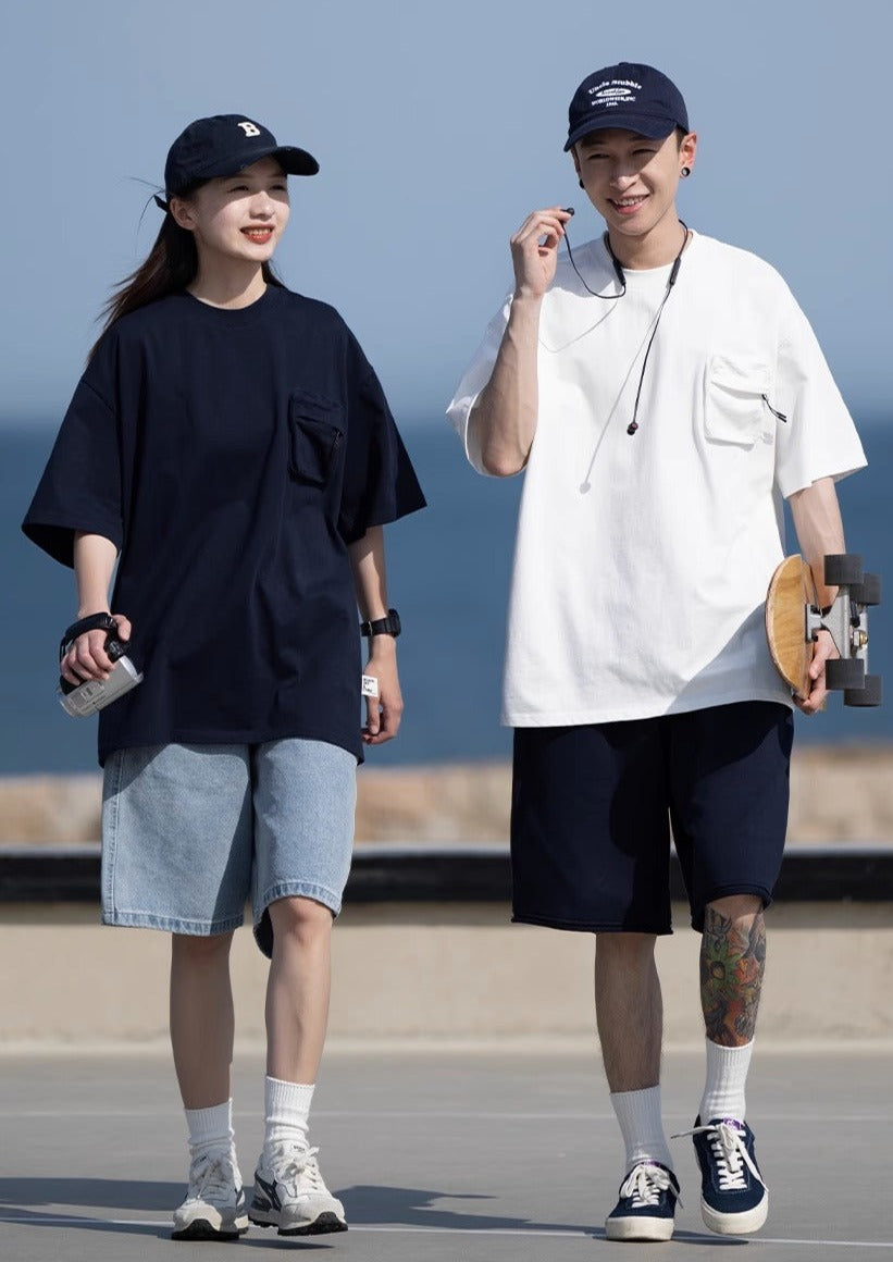 BELLKENIDE Street Style Pocket T-shirt