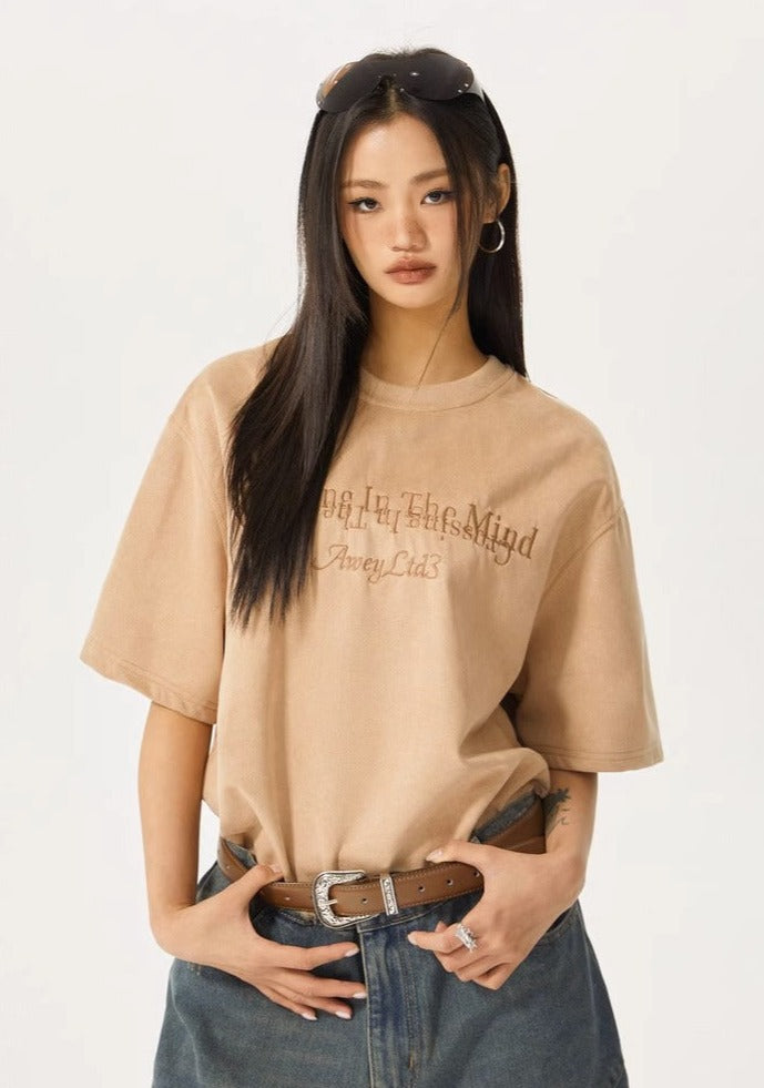 EZEK&STUDIO American Retro Loose T-shirt
