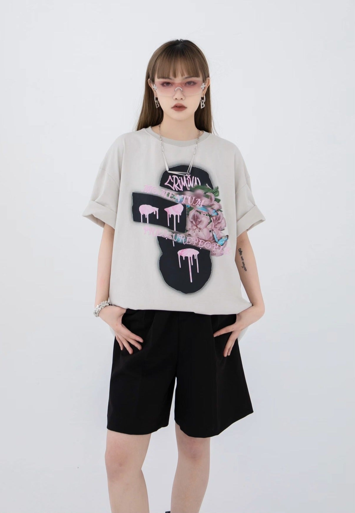 EZEK&STUDIO Loose Design T-shirt