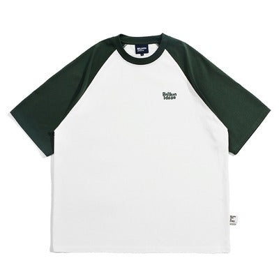 BELLKENIDE Raglan Skater Style Short Sleeve T-shirt