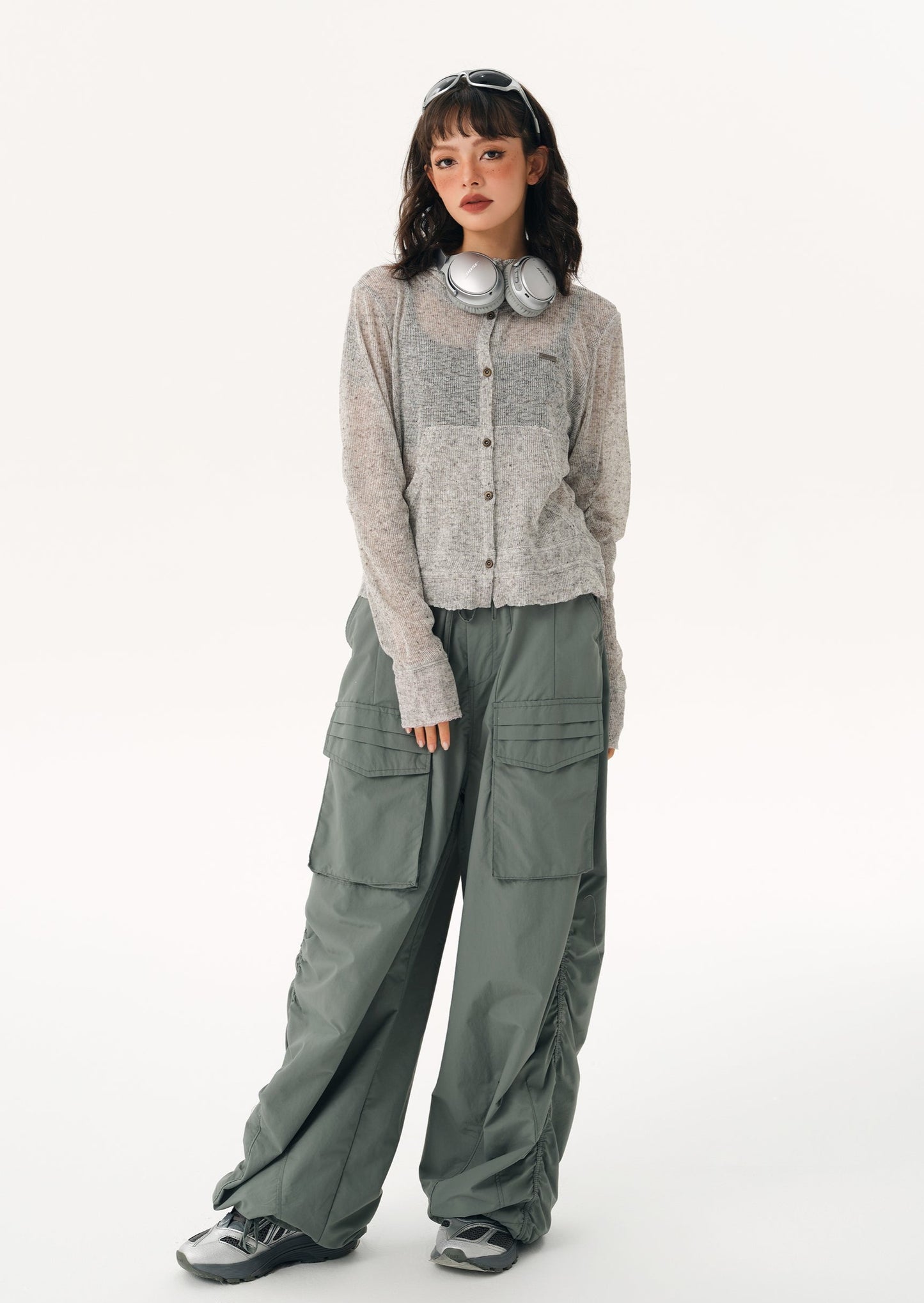 EZEK&STUDIO Retro Wide Pants